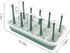 Countertop Large Bottle Drying Rack - Ideal for Insulated Water Bottles, Drinking Glasses, Sports Bottles, Baby Bottle