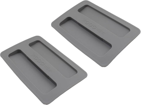 Toaster Cover/Lid, 2 Slice Silicone Bread Machine Upper Cover, Washable Toaster Appliance Top Cover (Grey)