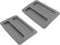 Toaster Cover/Lid, 2 Slice Silicone Bread Machine Upper Cover, Washable Toaster Appliance Top Cover (Grey)