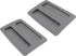 Toaster Cover/Lid, 2 Slice Silicone Bread Machine Upper Cover, Washable Toaster Appliance Top Cover (Grey)