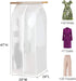 XIAKE Garment Bags M/oth-proof Dust Cover Coat Hanging Clothes Storage Bag Premium Thickened Clothing Organizer Moisture-proof Dust-proof Clothes Cover by XIAKE