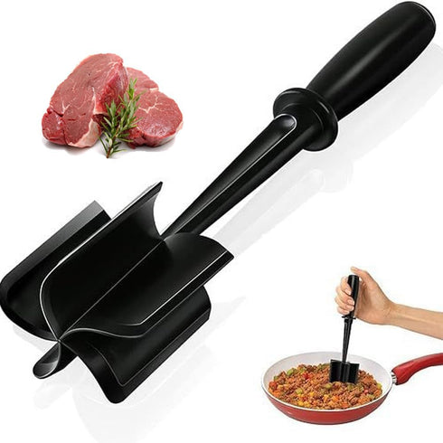 Meat Chopper, Hamburger Chopper, Beef Grinder - Professional Multifunctional Nylon Knife for Non-Stick Cookware