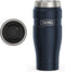 THERMOS Stainless King Vacuum-Insulated Stainless Steel Tumbler - 16oz, Midnight Blue -
