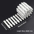 White Miniature Garden Fence, Wooden Picket Fence Border for Bonsai Fairy Garden Decoration Ornament