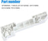 WB06X10610 Microwave Latch Board - Microwave Parts for Haier Hotpoint GE, Replaces AP3866945, White