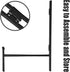 Awesomes Adjustable Iron Display Stands, Foldable Plate Holder, Decorative Metal Easel Frame (Black, 2 Pack)