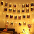 20 Photo Clip String Lights, LED Fairy Twinkle Lights for Indoor Outdoor Decor, Home Wall