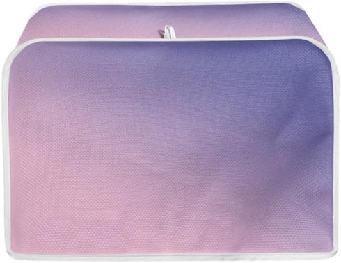 Toaster Cover 4 Slice, Wide Slot Machine Washable with Hang Loop (16x16"), Purple, 2PCS