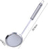 Fine Mesh Strainers, SUS 304 Premium Stainless Steel Kitchen Colander Sieve, Hand-held Oil Spoon with Good Grip