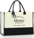 HODREU Gigi Mimi Grandma Nana Granny Mama Weekend Tote Bag for Women Personalized