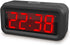 Digital Alarm Clock, Small Wall Clock, Battery Operated with 1.2" LED Large Display, for Bedroom/Desk