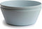 mushie Round Dinnerware Bowls for Kids, Set of 2 Made in Denmark (Powder Blue)