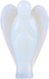 HEEPDD 2 Inch Opal Stone Peace Angel Pocket Statue, Hand Carved Healing Angel Figurine for Meditation Home Decor