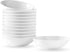 UIBFCWN 12 Pack Sauce Dish Dipping Bowls, 1.2 Oz Ceramic Soy Sauce Dishes, White Dipping Bowls for Condiments