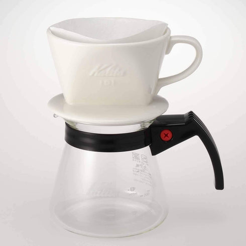 Kalita Coffee Tea Server Glass for Microwave, 300cc #31203