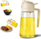 2 in 1 Oil Dispenser and Oil Sprayer for Cooking, 16oz/470ml Glass