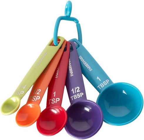 Farberware Color 9-Piece Plastic Measuring Cups and Spoons Set