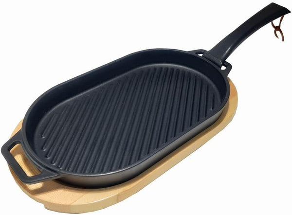 Pizza Cast Iron Grill Pan, Suitable for Most Pizza Ovens, Griddle and Grills