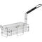 OCS Parts Pro Chef Series 2 Level Fryer Basket, 12 1/2" x 6 5/8" Nickel-Plated Steel with Front and Left Hook