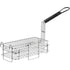 OCS Parts Pro Chef Series 2 Level Fryer Basket, 12 1/2" x 6 5/8" Nickel-Plated Steel with Front and Left Hook