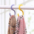 esowemsn 24pcs S Shaped Colored Plastic Hanging Hooks, Home Kitchen Accessories