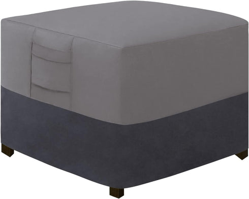 Easy-Going Outdoor Ottoman Cover, Waterproof Patio Ottoman Cover, Heavy Duty Outdoor Furniture