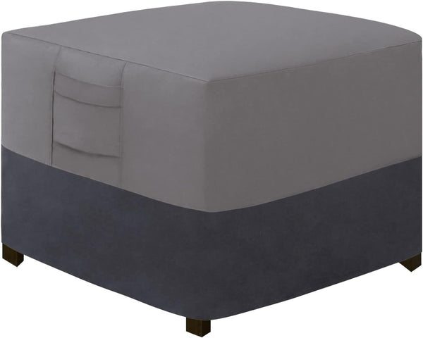Easy-Going Outdoor Ottoman Cover, Waterproof Patio Ottoman Cover, Heavy Duty Outdoor Furniture