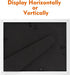 Frametory 8.5 x 11 Picture Frame with Back Hangers for Wall Display, Easel Stand for Certificates and Documents (White,