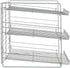 Iron Wire Stackable Chrome Can Rack Organizer