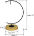 YY YEARCHY Metal Terrarium Air Plant Stand, Iron Pothook Stand for Hanging Glass Globe Ball, Flower Pot Holder (Ground