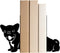 Book Ends, 1 Pair Cute Dog Metal Bookends, Creative Decorative Book Holders