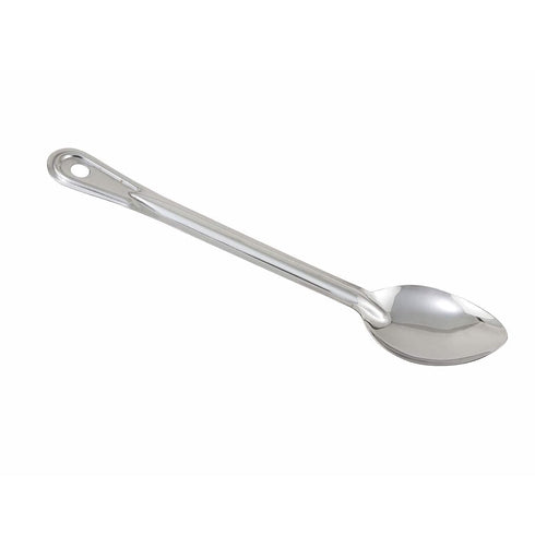Winco BSOT-13 Solid Stainless Steel Basting Spoon, 13-Inch, Medium