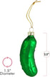Ornativity Christmas Pickle Tree Ornament - Traditional Glass Blown Green Pickles, Pack of 4
