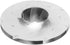 Household Aluminum Vacuum Cleaner Motor Rotating Fan Blade Replacement Accessory for Bagged Canister Vacuum