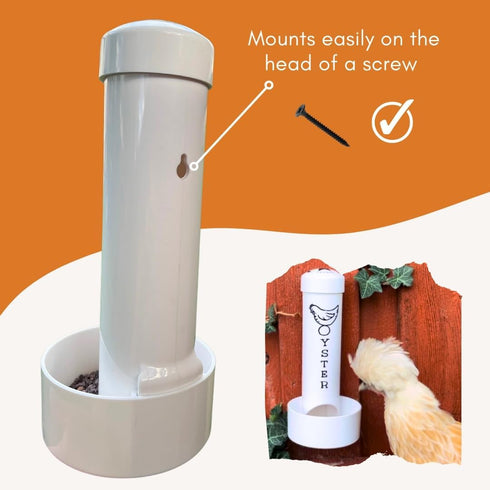 Revolutionary Chicken Oyster Shell Feeder for Chickens