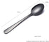 Buyer Star 12 Pieces Black Teaspoons 5.5-Inch Mini Coffee Spoons Stainless Steel Sugar Demitasse Espresso Spoons