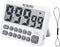 FCXJTU Digital Kitchen Timer, Large Display Countdown Timer with Loud Alarm, Magnetic Back Stand