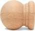Wood Finials, 3/4 Inch Tall with 1/4 Inch Hole, Unfinished Wood Caps for Crafts and DIY, Pack of 100 by Woodpeckers