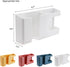 D3 Wall Mount Phone Holder, Punch-Free Mobile Phones Charging Stand, Sticky Remote Control Storage Box, White