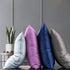 2 Pack Zipped Satin Pillowcases for Hair and Skin, Silky Soft (20"x30"), Dark Grey