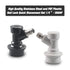 PERA Ball Lock MFL Dis-Connect Set with Swivel Nuts - 2 Pack (5/16 Gas, 1/4 Liquid Barbed)