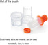 AKOAK Silicone Pressing Oil Bottle Brush - 1 Pack with Lid for Baking Sauce, Salad Dressing, Barbecue Sauce