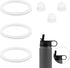 6pcs Silicone Gasket Replacement for DRINCO 14/18/22/32/40/64oz Water Bottles, Straw Lid Seal & Vent Hole Gaskets