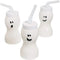 Fun Express Set of 12 Ghost Shape Cups with Straw for Halloween, 8 oz, BPA Free Plastic, Kids Party Supplies, White