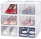 AJP Distributors 6 Collapsible Stackable Shoe Organizer Racks for Closets and Entryway
