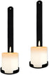 Set 2, Black Wall Candle Sconces of Cast Iron Wall Mounted Candle Holders, Multi-Purpose Farmhouse & Minimalist Modern
