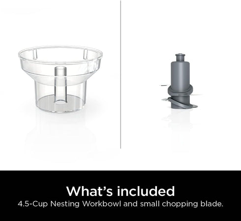 Ninja XSKBWLNBWL Professional XL Food Processor 4.5-Cup Nesting Work Bowl Kit, Compatible with NF701