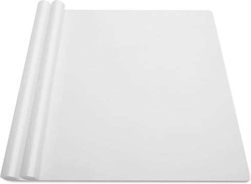 YACEYACE Large Silicone Mats for Kitchen Counter, 2Pcs 25"x 17" Frosted Silicone Craft Mats, Heat Resistant