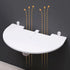 Router Shelf Brackets, Projector Mount, Phone Holder, Security Camera Bracket, Wooden Semicircle Storage Holder