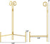 8 Inch Plate Holder Display Stand, Gold Easel Stand for Table, Decorative Photo, Art, Plates, Books (1 Pack)